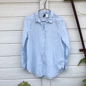 H&M Pinstripe Button Up